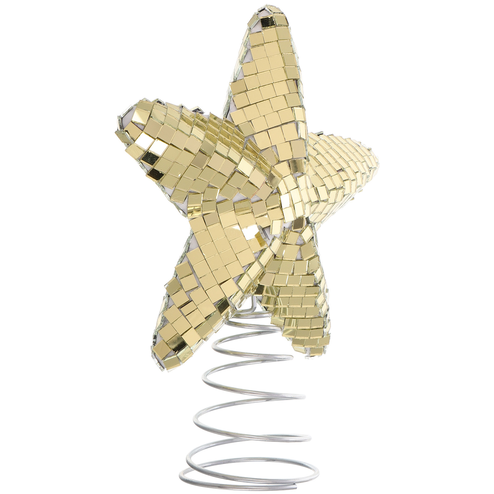 クリスマスツリー用スタートッパー ディスコボール グリッター - Star Tree Topper のレビューと価格