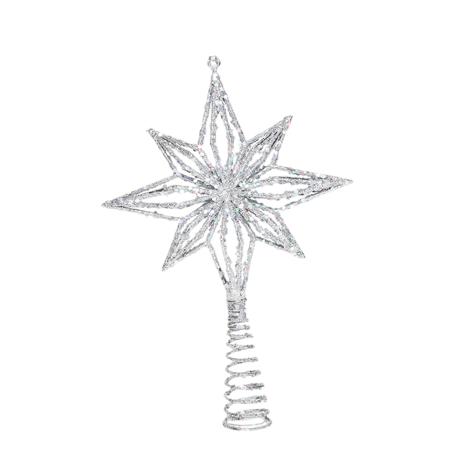 スターツリートッパー装飾ギフト中空デザインクリエイティブクリ - Star Tree Topper のレビューと価格