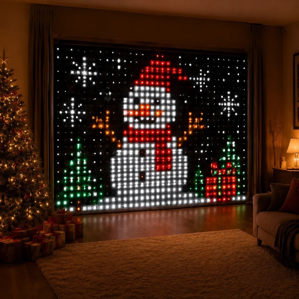 スマートRGB LEDカーテンライト、Bluetoothアプ - Led Fairy String Lights のレビューと価格