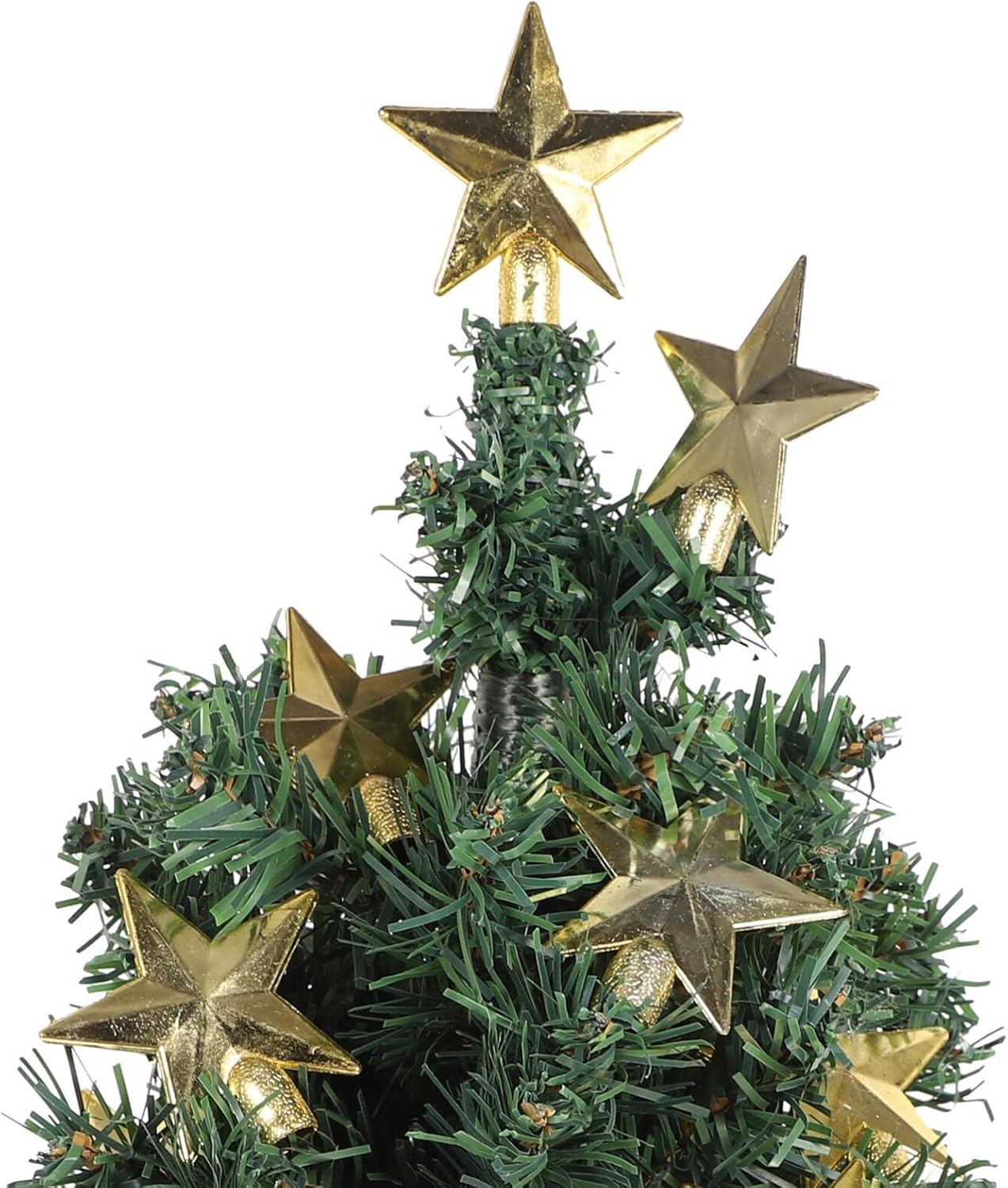 6cmミニクリスマスツリートッパースターデコレーションクリス - Star Tree Topper のレビューと価格